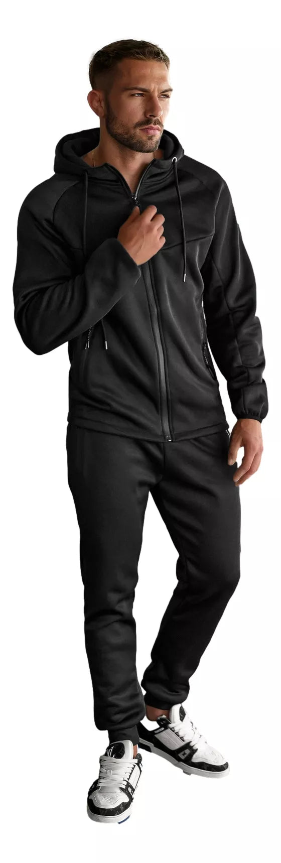 Vyriškas juodas kostiumas Gibon