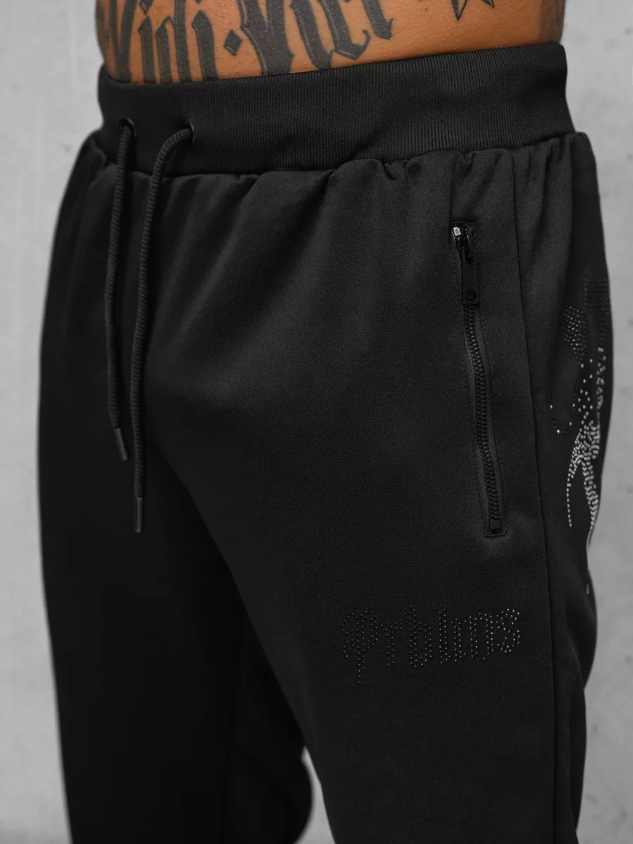 Vyriškas juodos spalvos  laisvalaikio kostiumas Matin