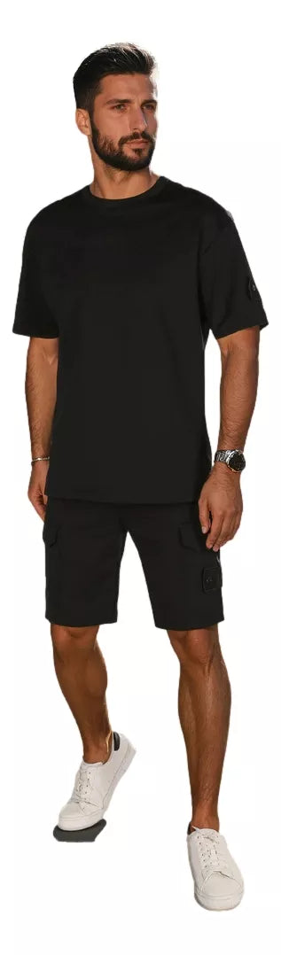 Vyriškas juodas komplektas Summer