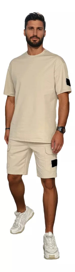 Vyriškas rusvas komplektas Summer