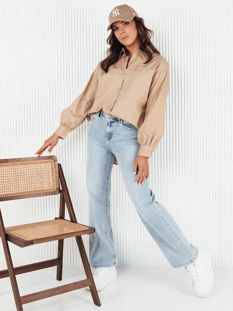 Moteriški rusvi marškiniai Levy