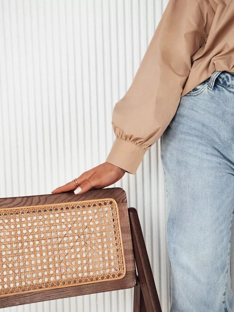 Moteriški rusvi marškiniai Levy