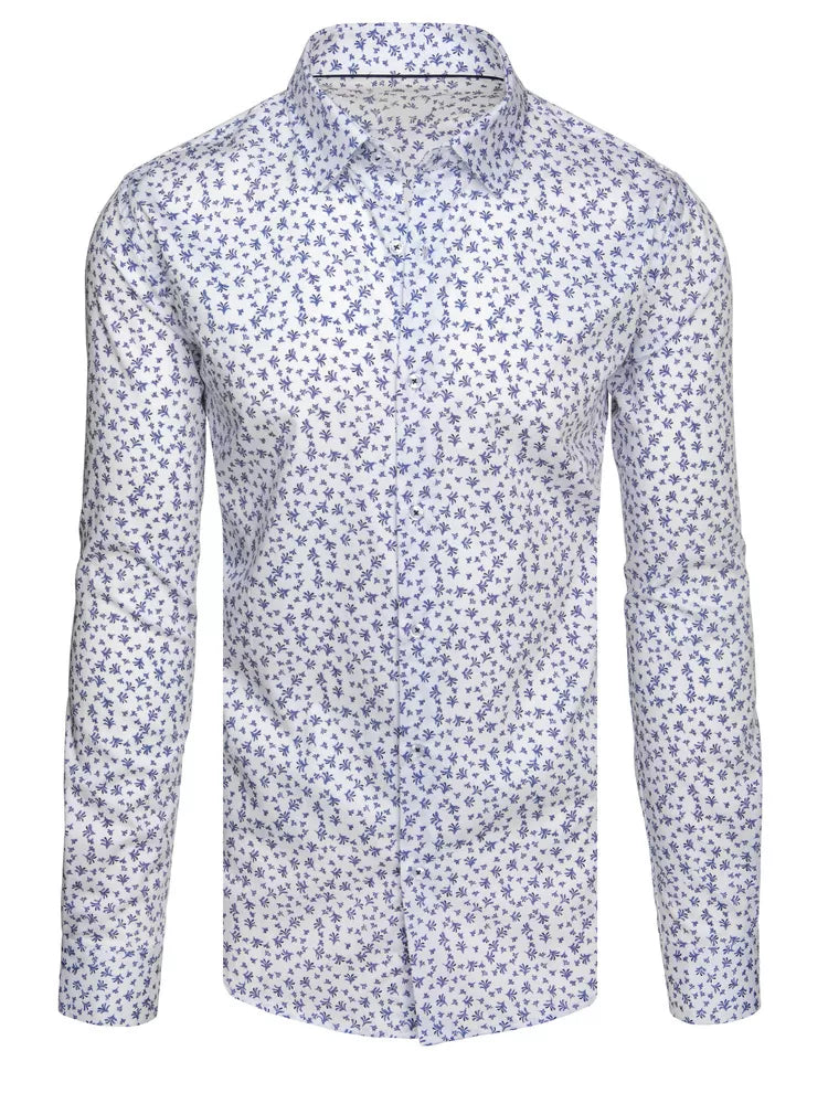 Vyriški baltos spalvos marškiniai Damian