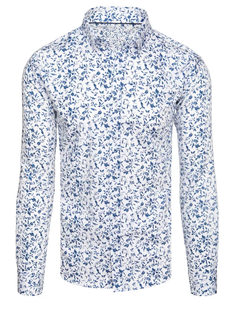 Vyriški balti ilgomis rankovėmis marškiniai Scot