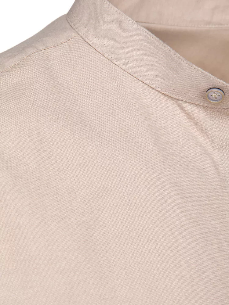 Vyriški rusvi marškiniai ilgomis rankovėmis Prince