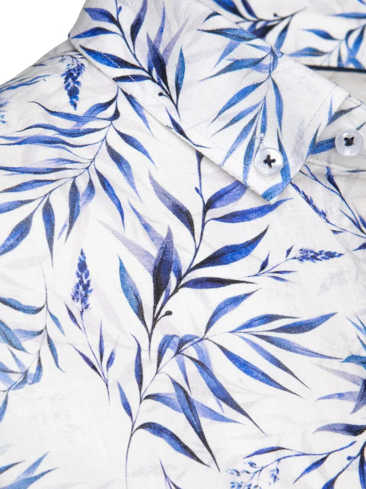 Vyriški baltos spalvos marškiniai Damian