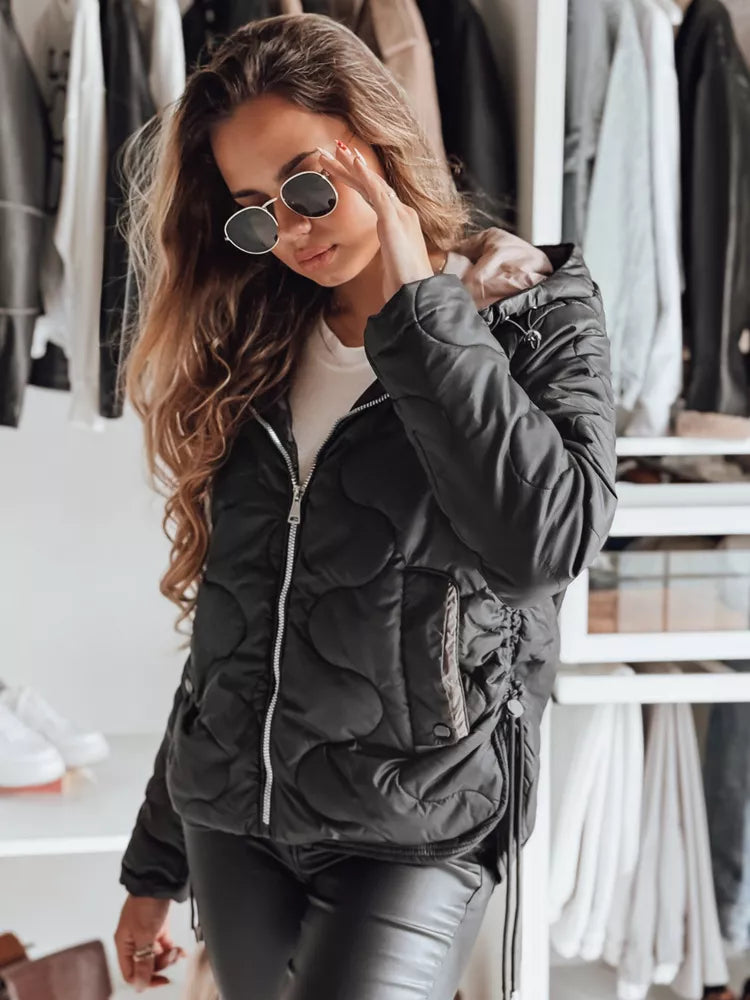 Moteriška juoda striukė Olin