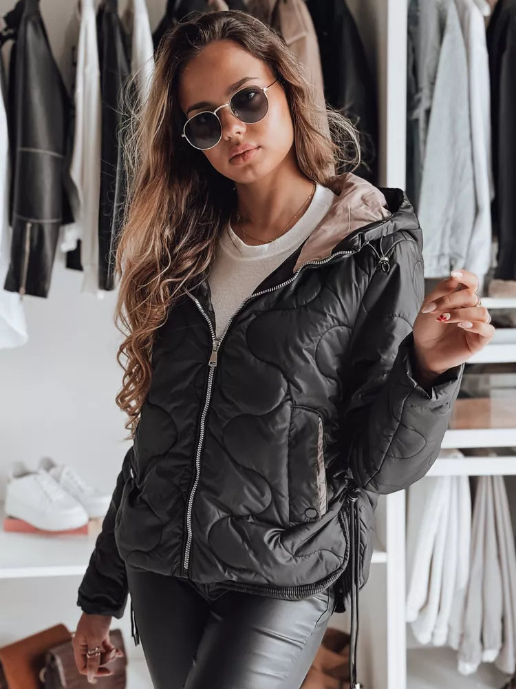 Moteriška juoda striukė Olin