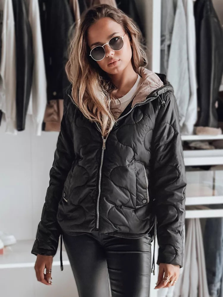 Moteriška juoda striukė Olin