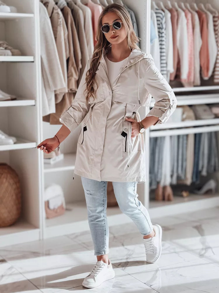 Balta moteriška striukė Modo