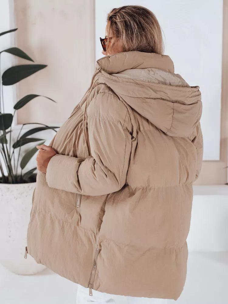 Moteriška dygsniuota rusva striukė Letis