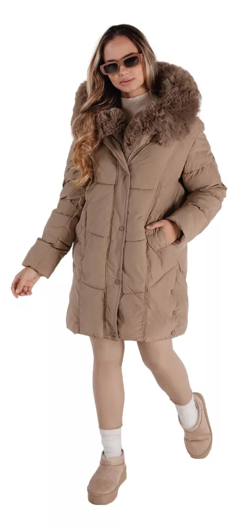 Moteriška žieminė rusva striukė Niki