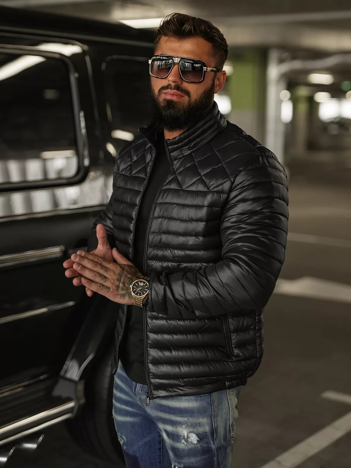 Vyriška juoda striukė Astor