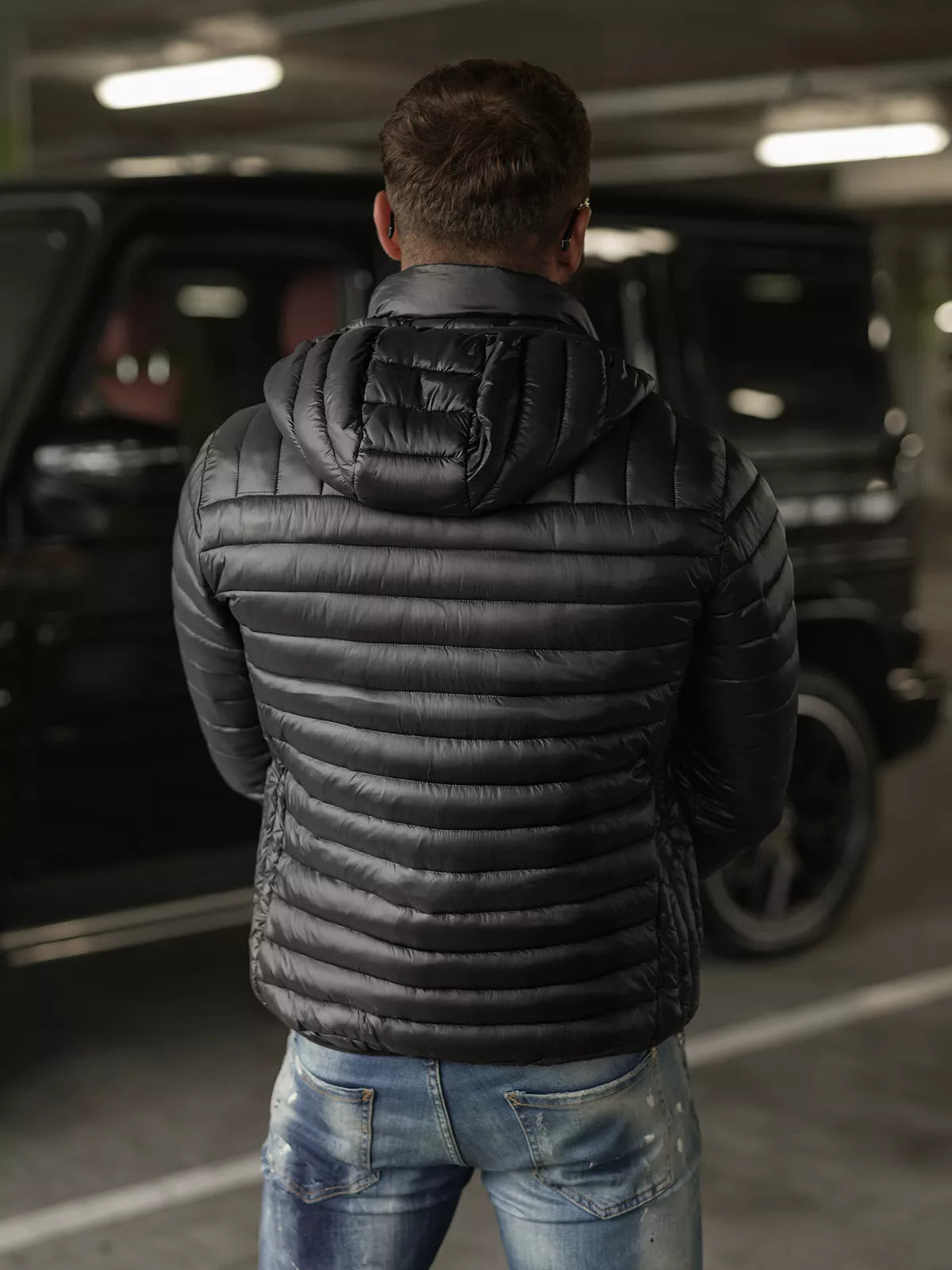 Vyriška juoda striukė Einar