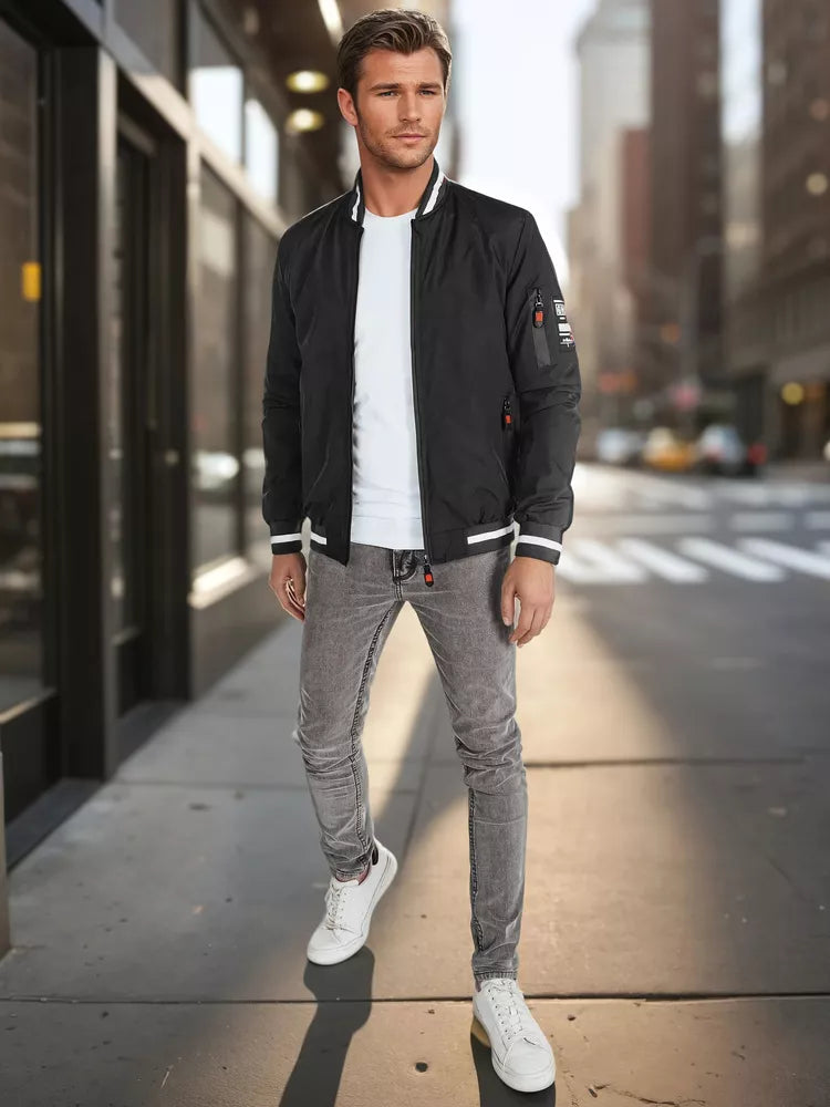 Vyriška juodos spalvos striukė Edman