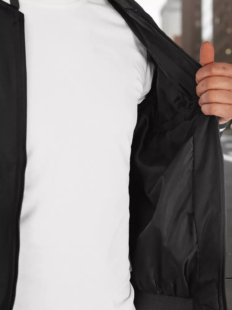 Vyriška juodos spalvos striukė Edman