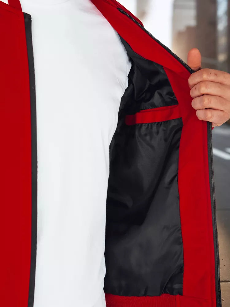 Vyriška raudonos spalvos striukė Edman