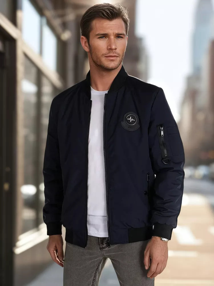 Vyriška tamsiai mėlynos spalvos striukė Set