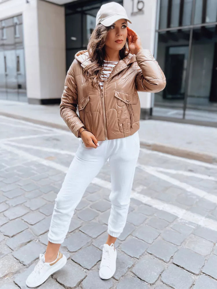 Moteriška ruda striukė Wool