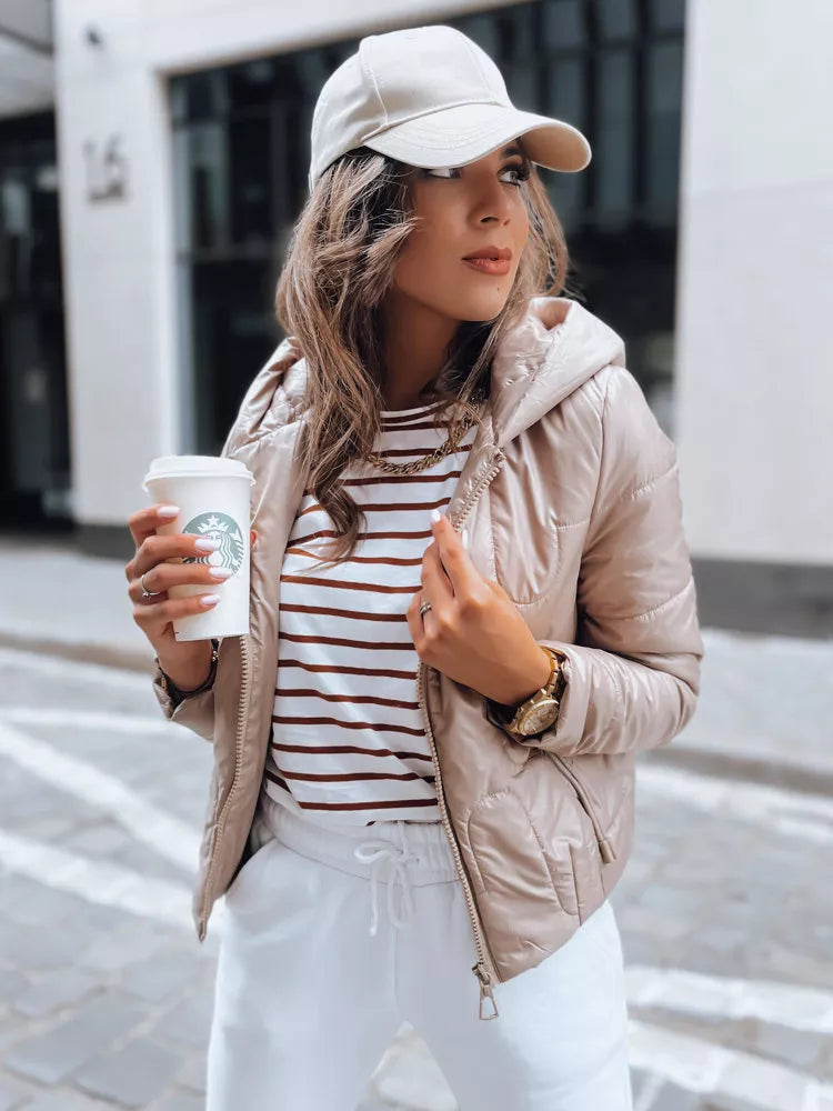 Moteriška rusva striukė Wool