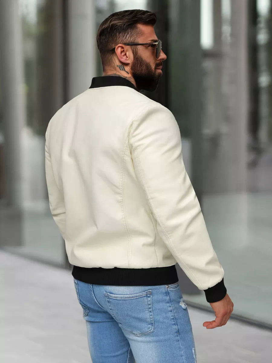 Eko odos baltos spalvos striukė Lamer