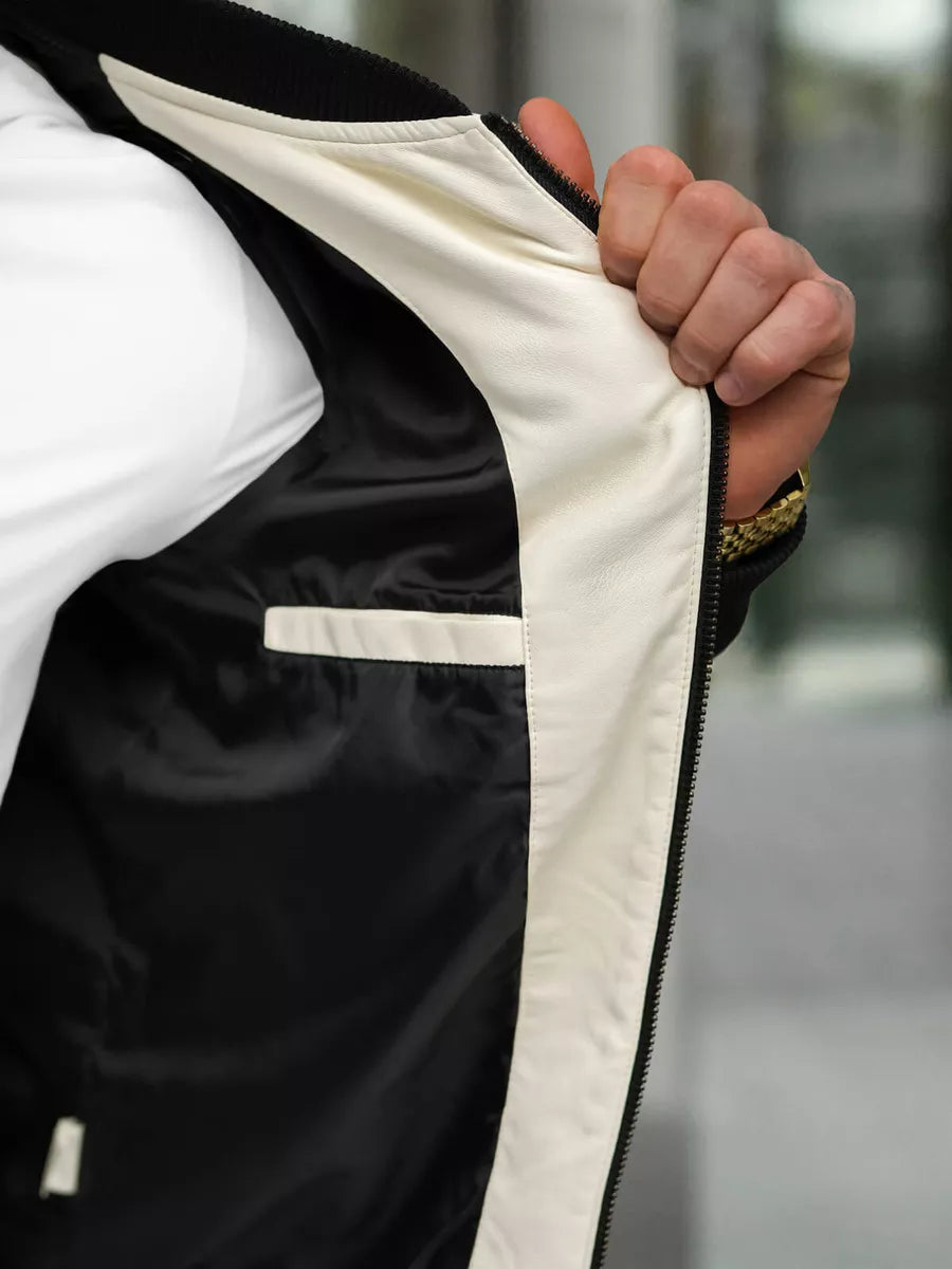 Eko odos baltos spalvos striukė Lamer