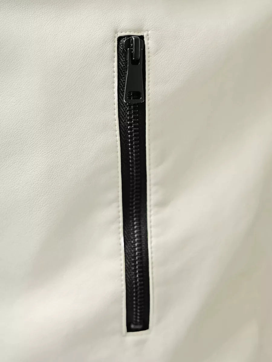 Eko odos baltos spalvos striukė Lamer