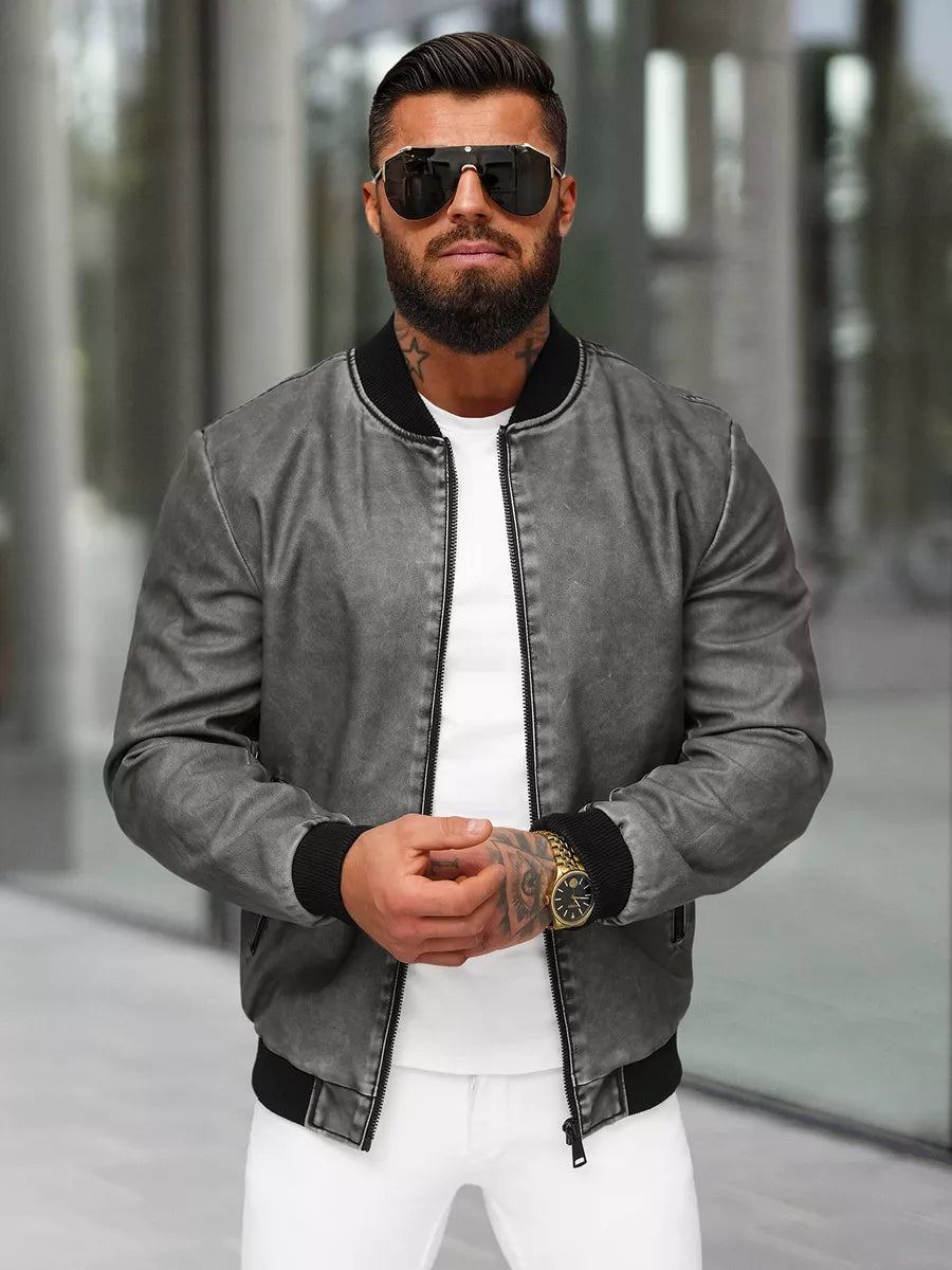 Eko odos pilkos spalvos striukė Lamer