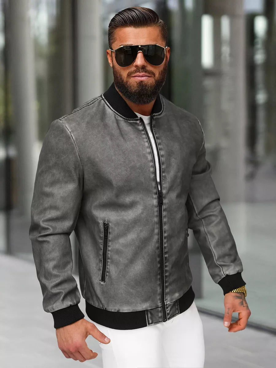 Eko odos pilkos spalvos striukė Lamer