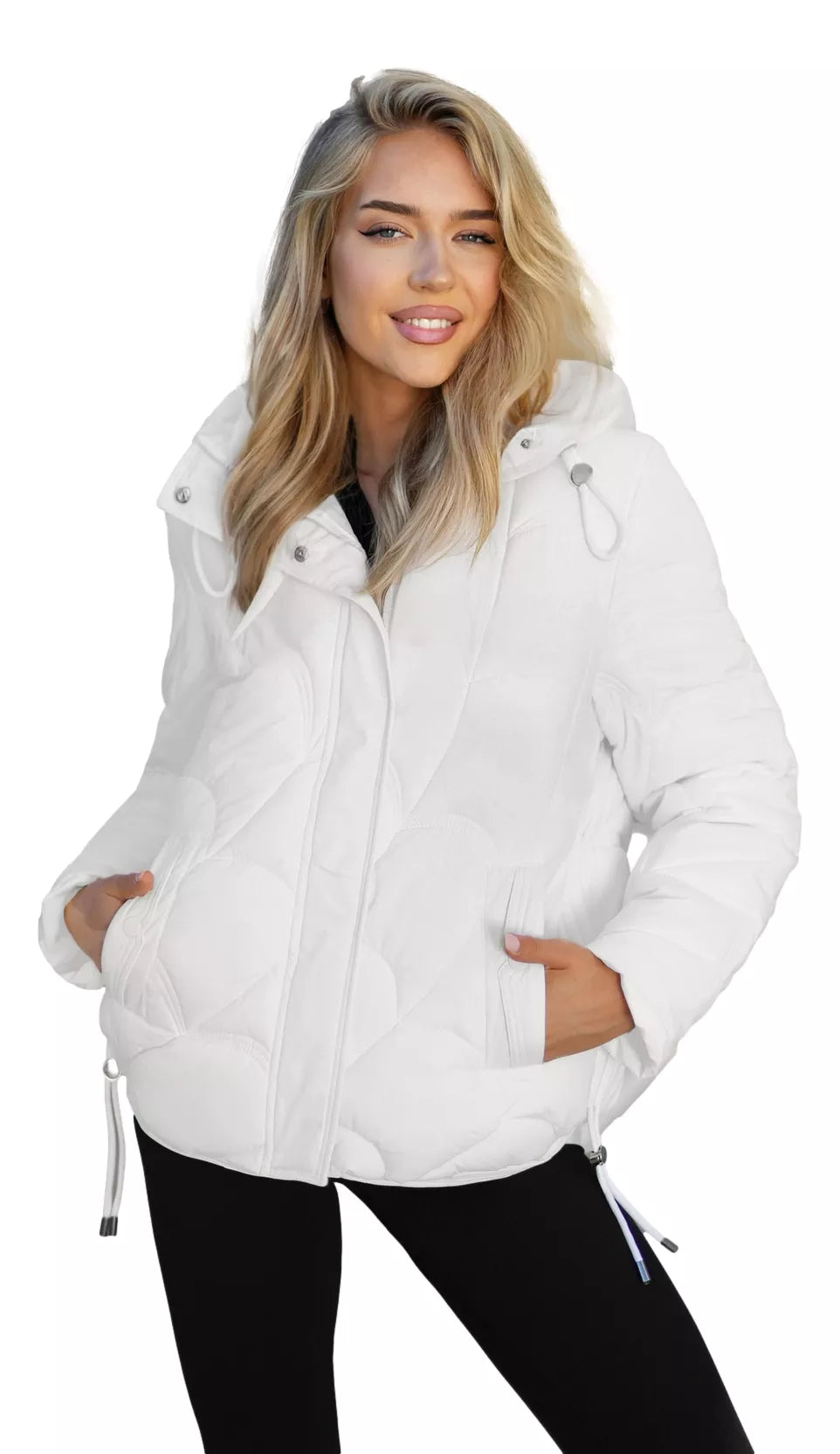 Moteriška baltos spalvos striukė Muna