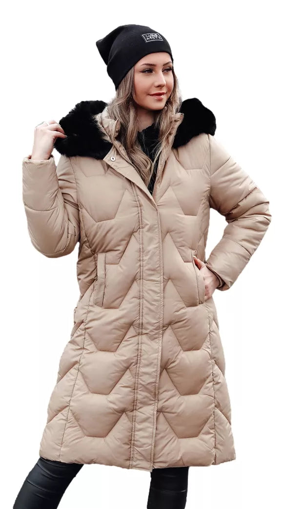 Moteriška ilga rusva striukė Inter