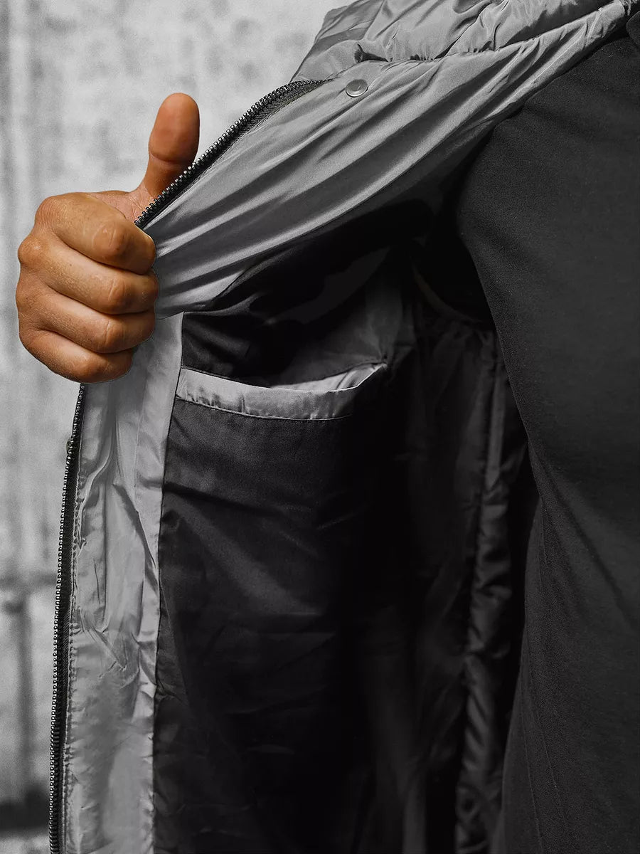 Žieminė pilka striukė Seter