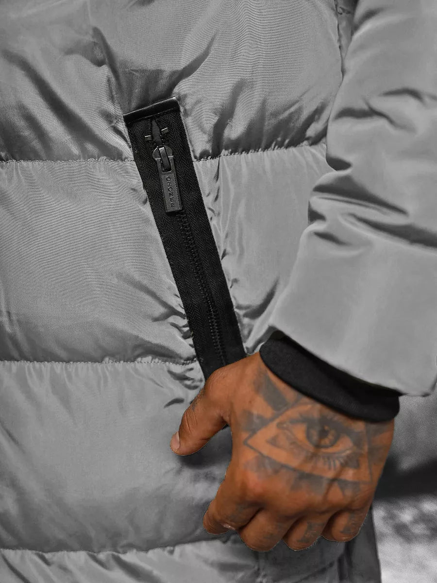 Žieminė pilka striukė Seter