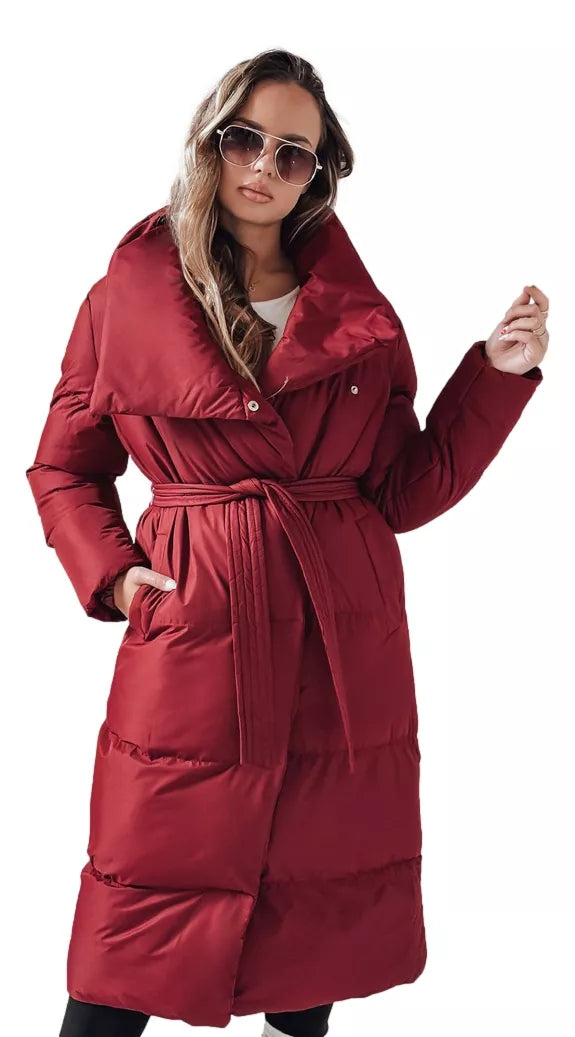 Moteriška bordo dygsniuota striukė Favi