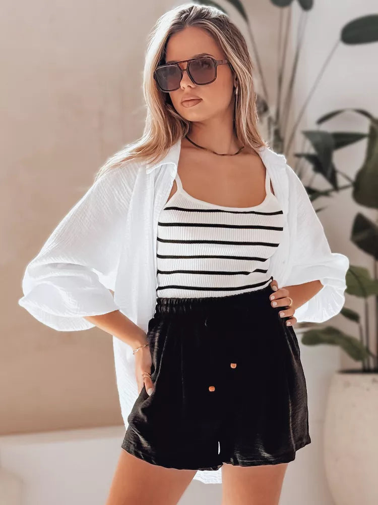 Moteriški juodi šortai Summer