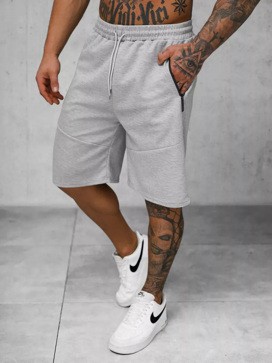 Vyriški pilki sportiniai šortai Novak