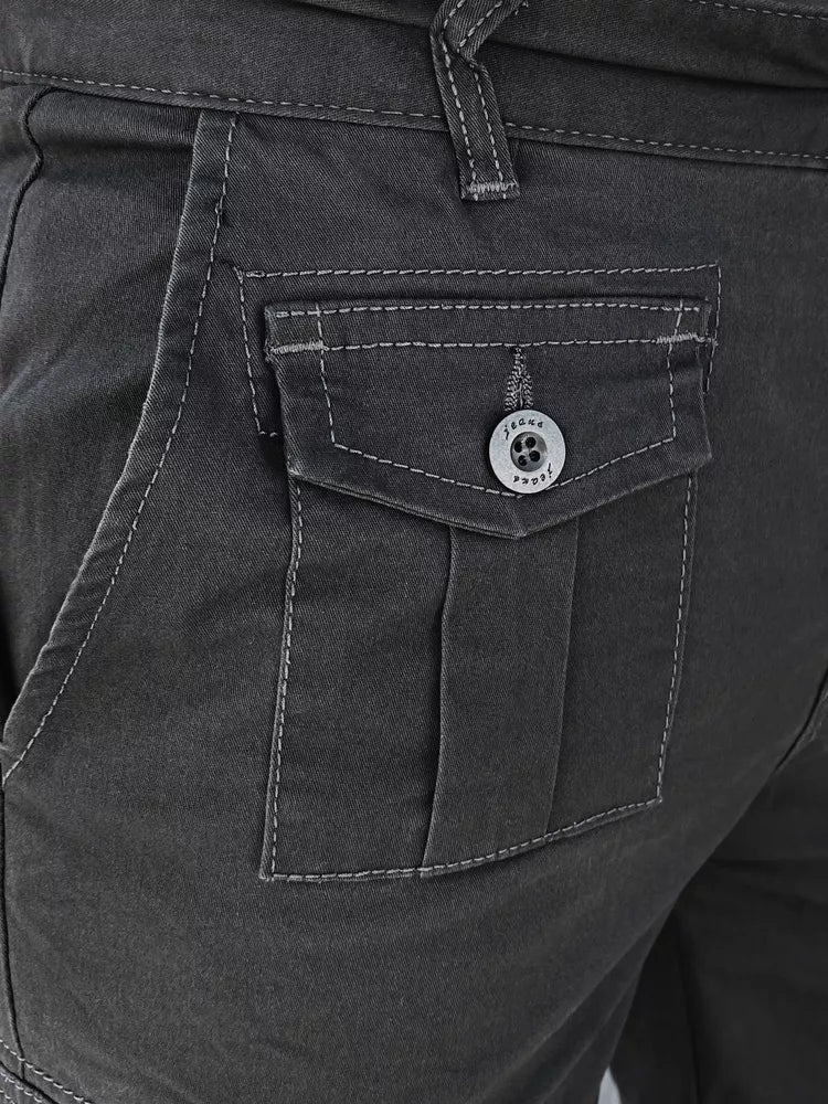 Vyriški tamsiai pilkos spalvos šortai Gam