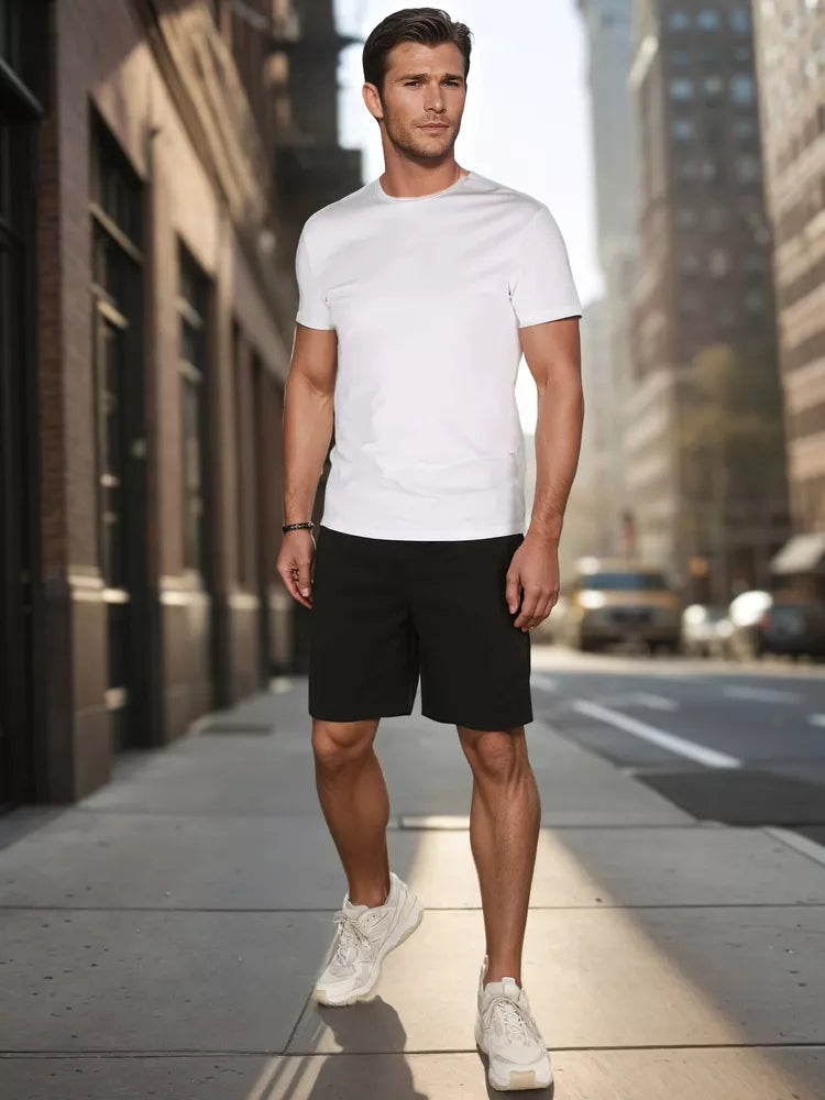 Vyriški juodi šortai Anet