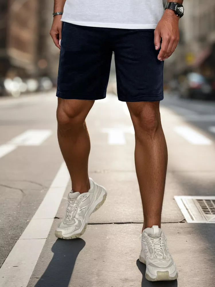 Vyriški tamsiai mėlyni šortai Beret