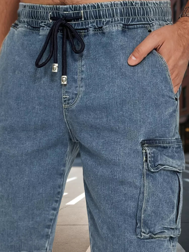 Vyriški mėlynos spalvos šortai Aidis