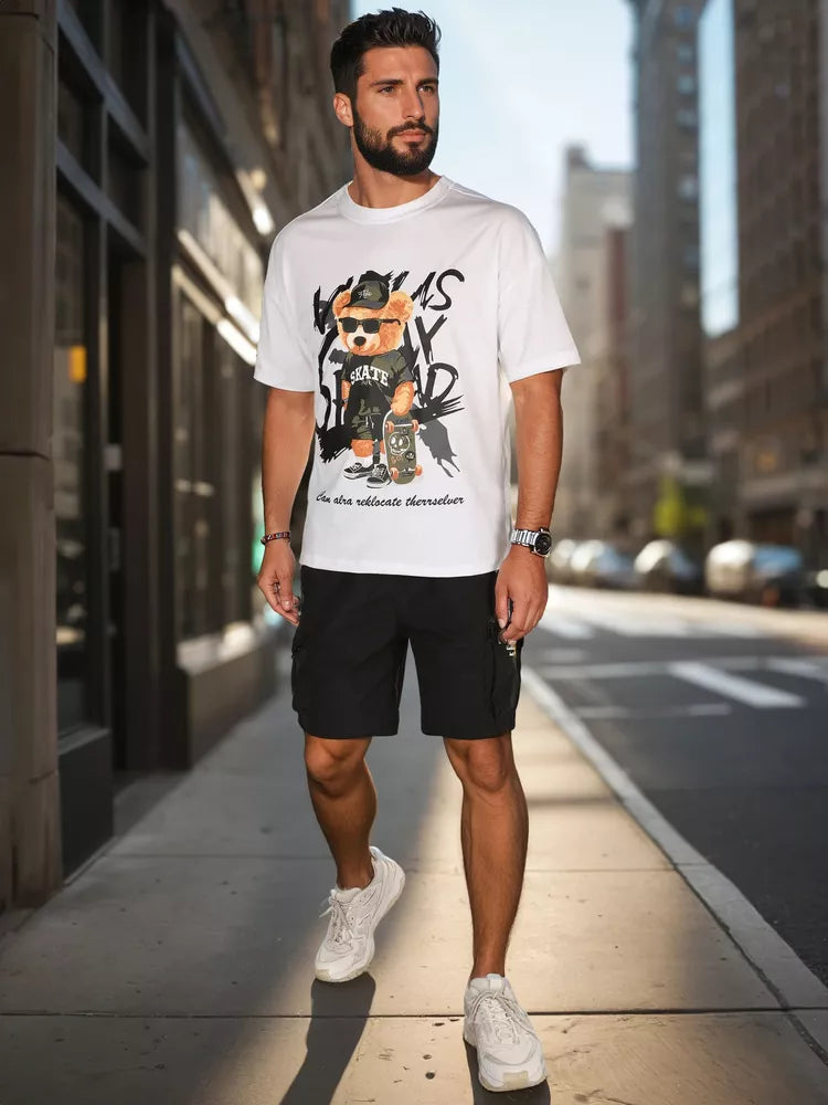 Vyriški juodos spalvos šortai Arts