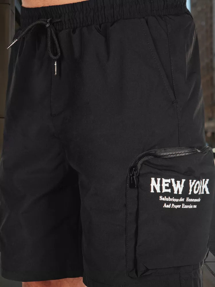 Vyriški juodos spalvos šortai Arts