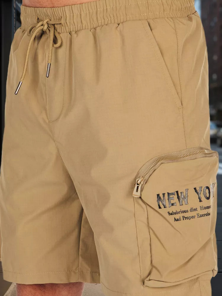 Vyriški rusvos spalvos šortai Arts