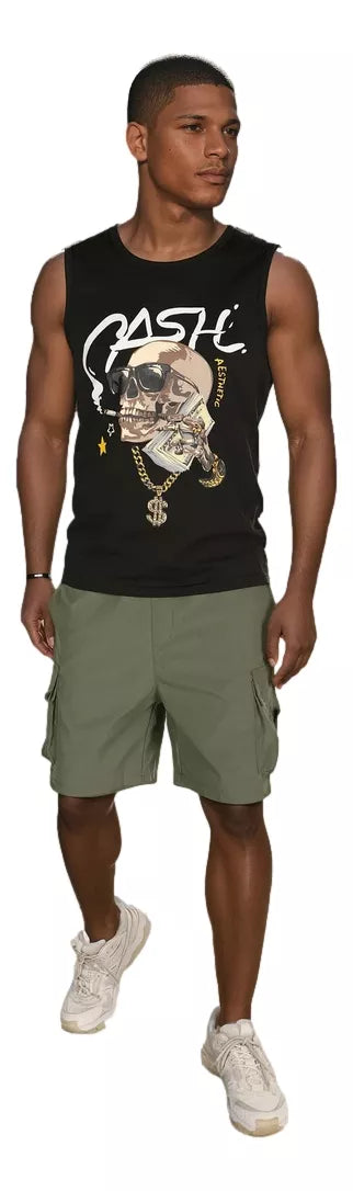 Vyriški žalios spalvos šortai Stone