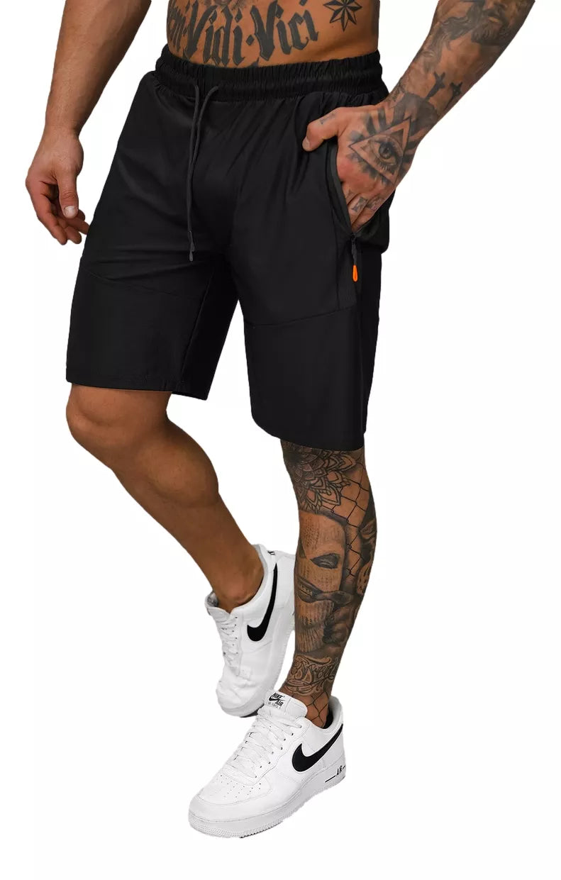 Vyriški juodi sportiniai šortai Keller