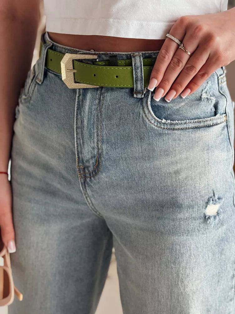 Moteriški mėlyni džinsai Widelegs