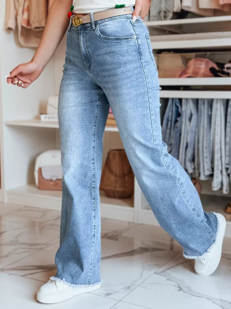 Moteriški mėlyni džinsai Doris