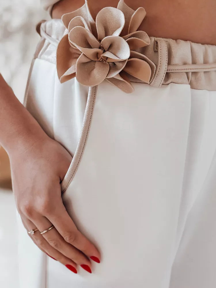 Moteriškos baltos kelnės Legis