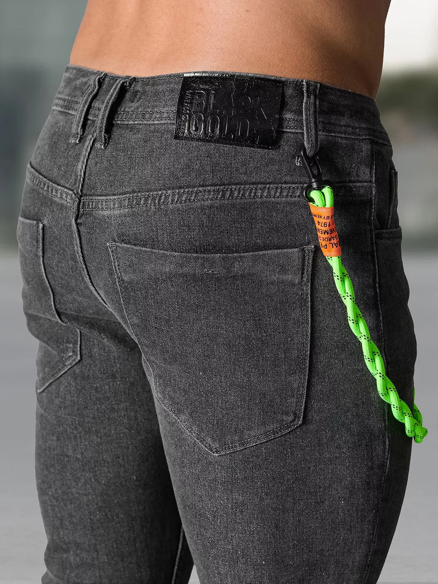 Vyriški tamsiai pilki džinsai Aldan