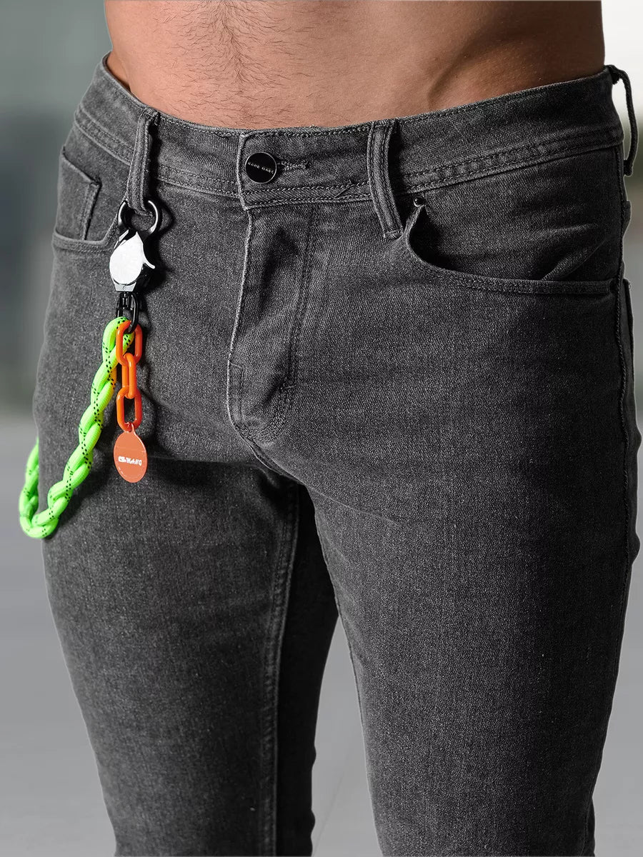 Vyriški tamsiai pilki džinsai Aldan